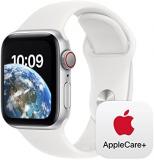 Apple Watch SE GPS + Cellular 40mm Silver Aluminium Case with White Sport Band - M/L with AppleCare+ (2 Years)